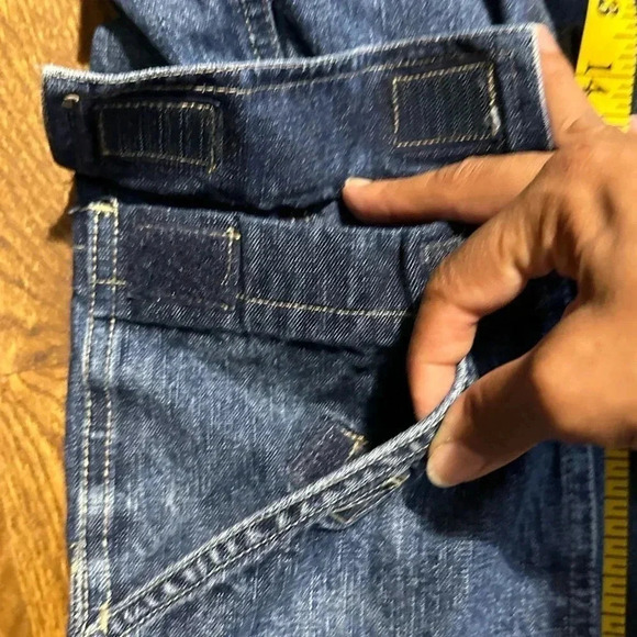 Vintage Denim Cargo Style Shorts Size 33 - Picture 9 of 12